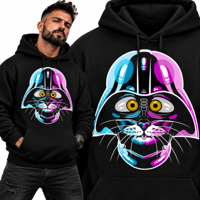 BLUZA Z KAPTUREM CAT WARS